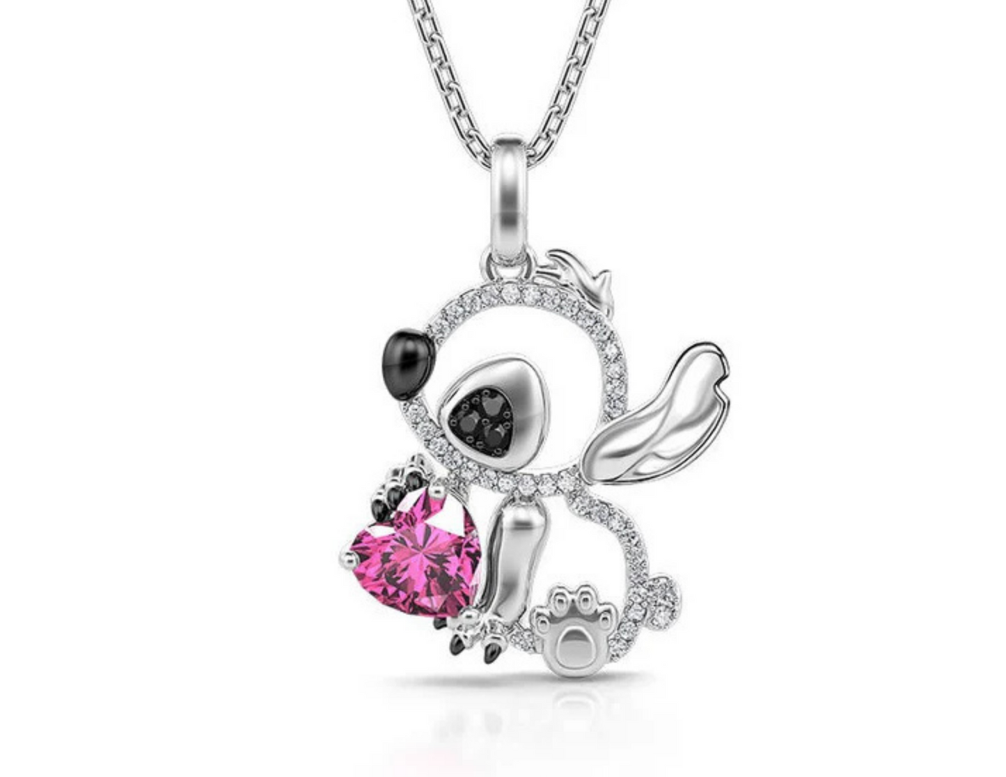 The "Little Monster" Heart Necklace