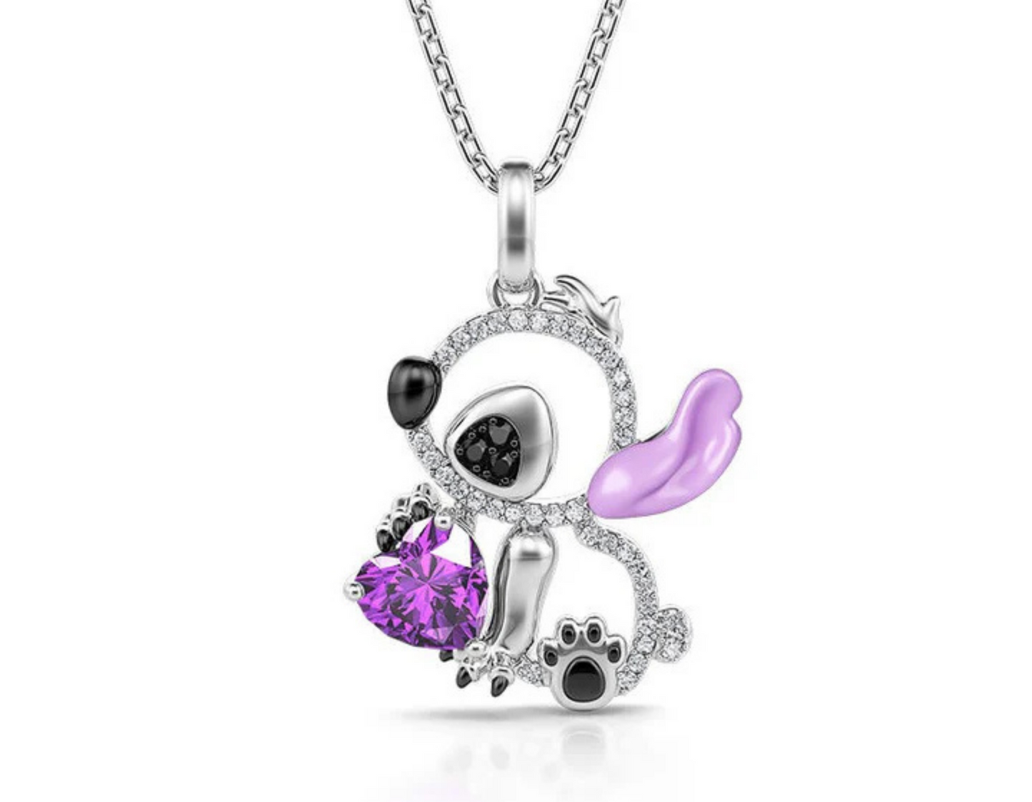 The "Little Monster" Heart Necklace