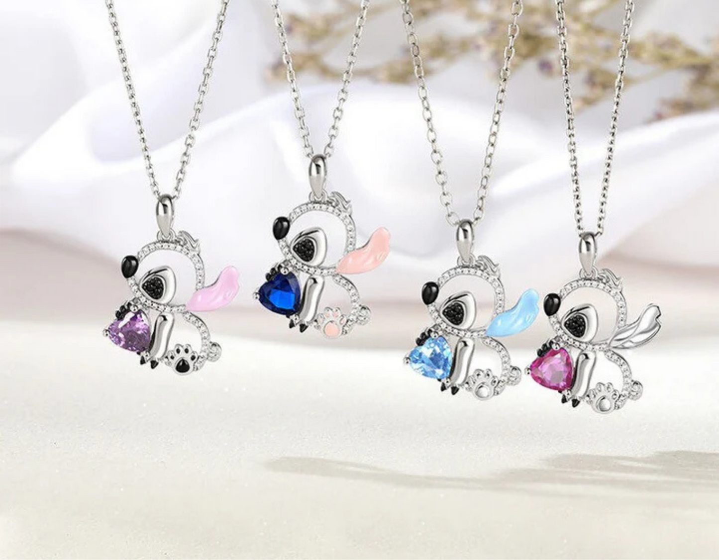 The "Little Monster" Heart Necklace